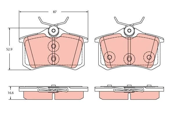 Brake Pad Set, disc brake